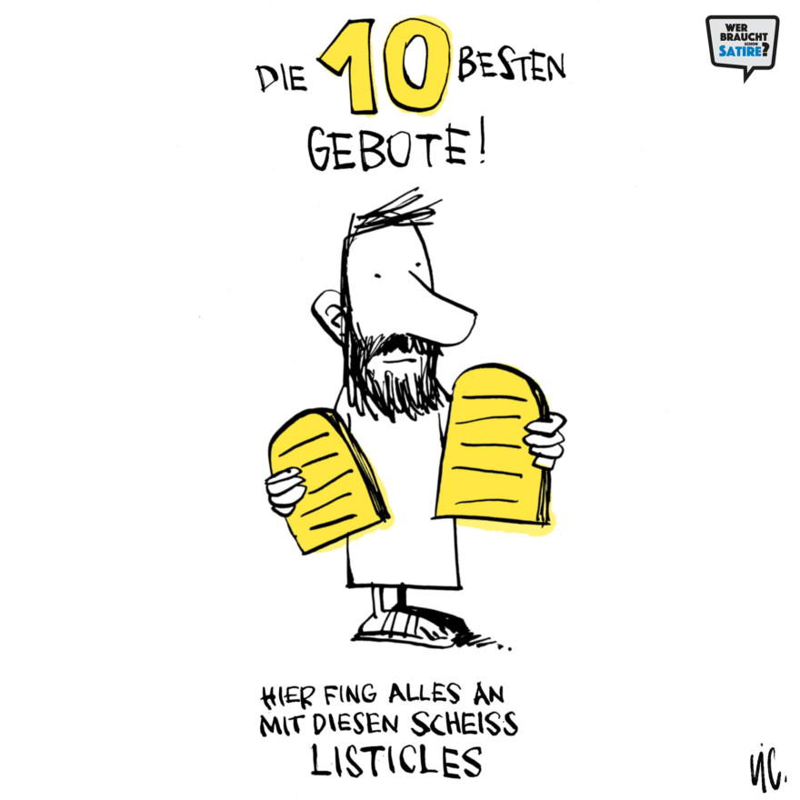 Cartoon von Cic – Wer braucht schon Satire? Aktion zur Stärkung der Schweizer Satire. Satire frei von Zensur, Investoren und Medienkonzernen – von den Künstler*innen direkt zu dir.
